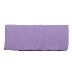Fitted Polyester 72"x30" Rectangle Tablecloth Lavender Lilac - Durable Table Cover